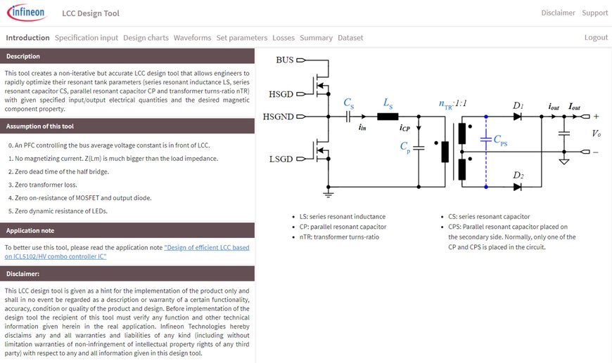 Infineon presents user-friendly LCC design tool, enabling highly efficient LED driver design